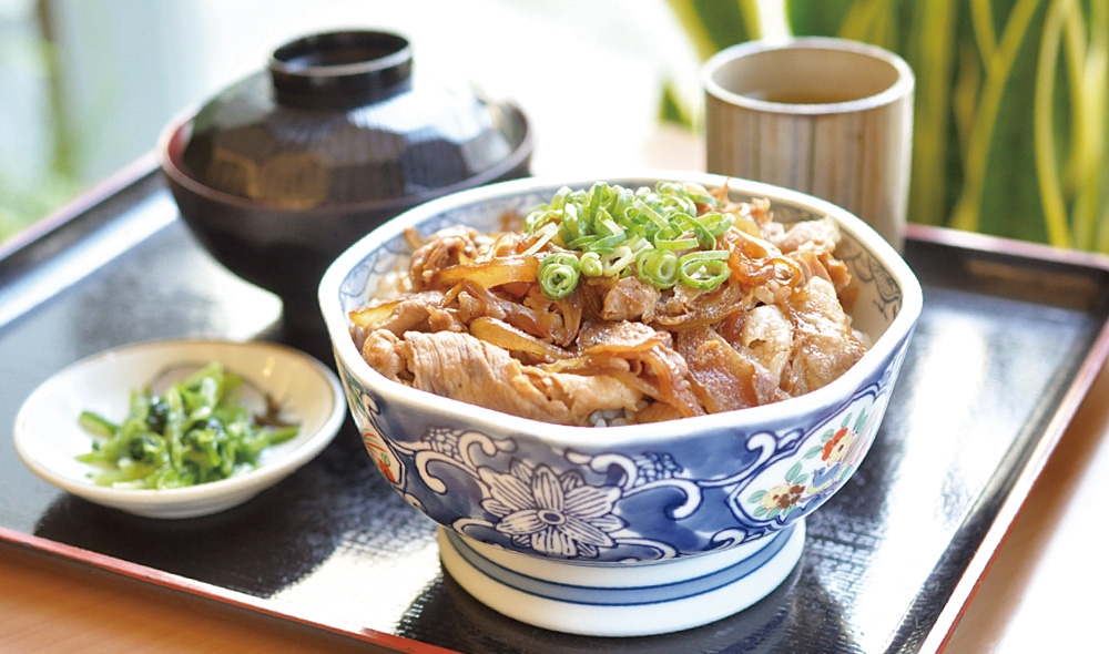 八鹿豚丼(生姜焼き風味)